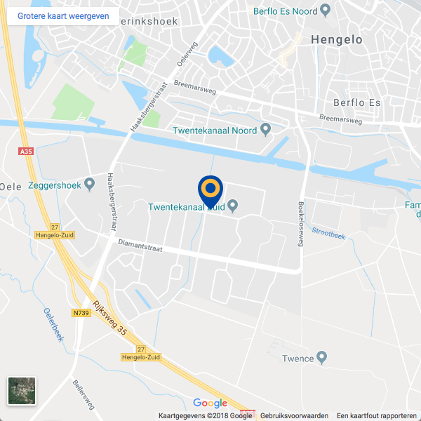 Routebeschrijving naar NedClad Technology BV (Toermalijnstraat 26, 7554 TX Hengelo)